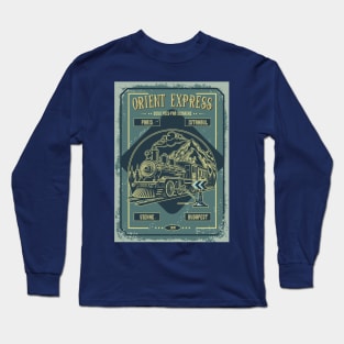 RETRO TRAIN Long Sleeve T-Shirt